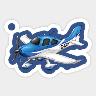 Cirrus CAVOK Model Hand drawn SR22 Sticker